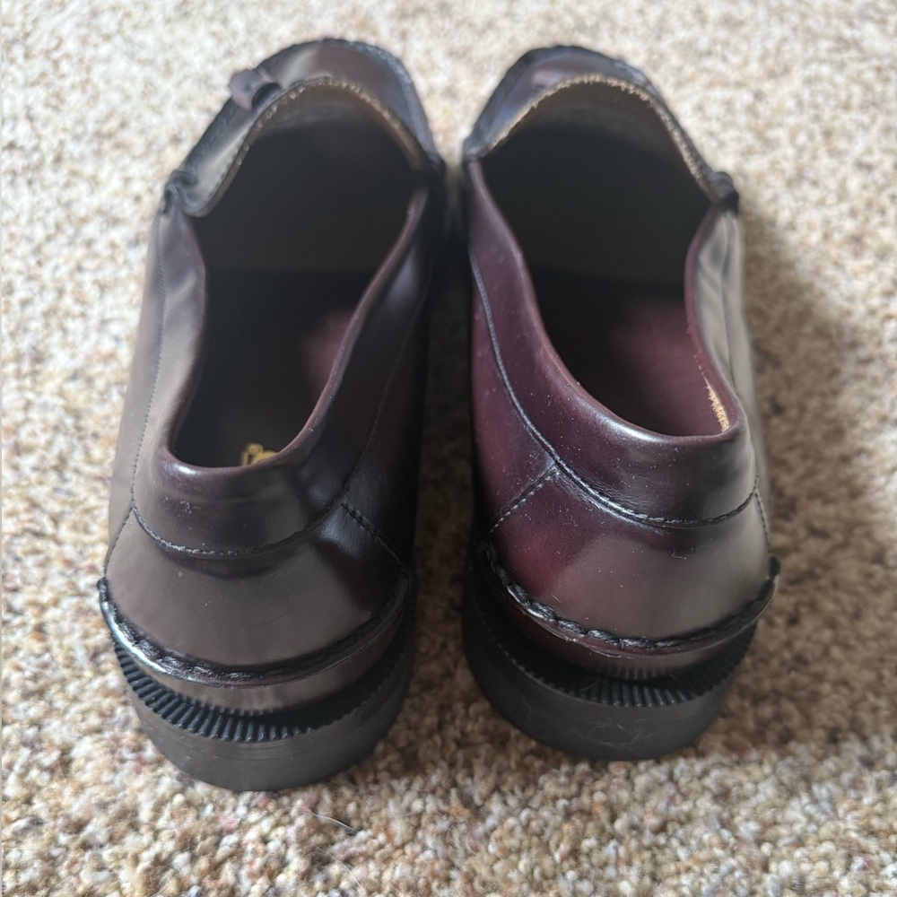 Sebago Classic Will Leather loafer men's 11.5 classic leather Brown Burgundy - Picture 3 of 4